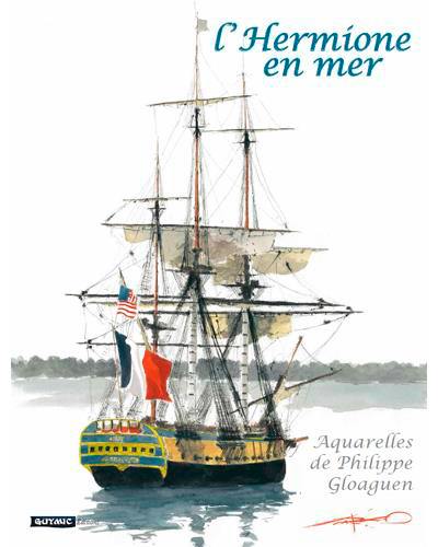 L'Hermione en mer