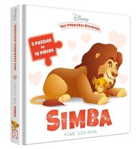 Simba aime son papa : 5 puzzles de 16 pièces