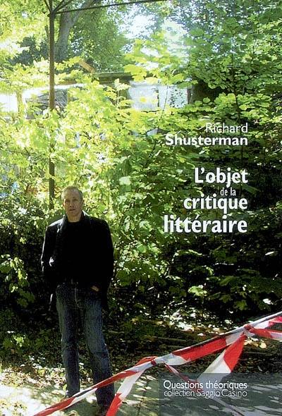 L'objet de la critique littéraire