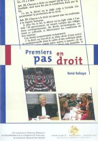 Premiers pas en droit