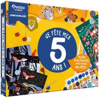 Mon coffret anniversaire : je fête mes 5 ans ! : plein d'activités pour animer ma fête !