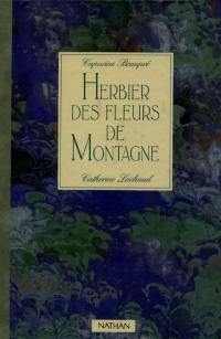 Herbier des fleurs de montagne