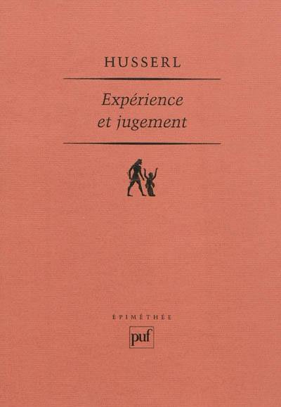 Expérience et jugement : recherches en vue d'une généalogie de la logique