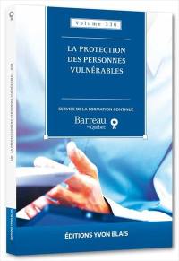 La protection des personnes vulnérables