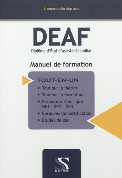 DEAF : manuel de formation : tout-en-un