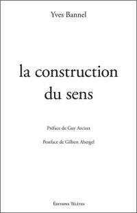 La construction du sens