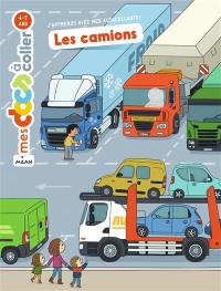 Les camions : j'apprends avec mes autocollants !