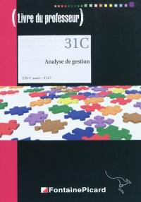 Analyse de gestion, BTS CGO 1re année : livre du professeur