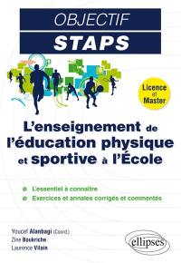 L'enseignement de l'éducation physique et sportive à l'école : licence et master