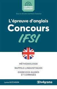 L'épreuve d'anglais : concours IFSI