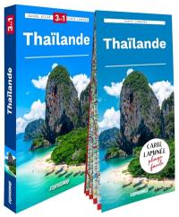 Thaïlande : 3 en 1 : guide, atlas, carte laminée