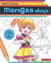 Mangas shojo : habille et colorie tes modèles