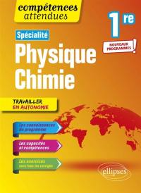 Spécialité physique chimie, première : nouveaux programmes