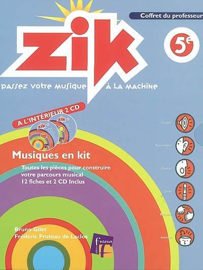 Zik, 5e : coffret du professeur