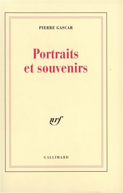 Portraits et souvenirs