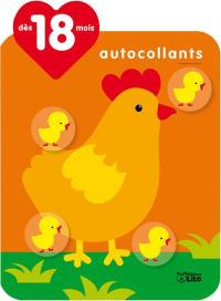 Autocollants : la poule