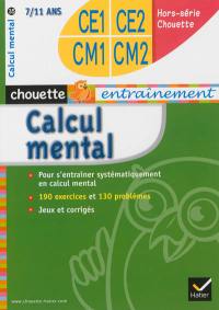 Calcul mental : CE1, CE2, CM1, CM2