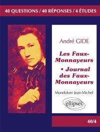 Gide : Les faux-monnayeurs, Journal des faux-monnayeurs : 40 questions, 40 réponses, 4 études