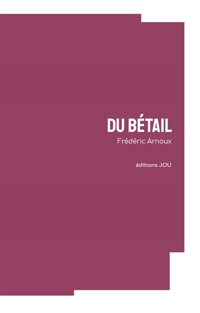 Du bétail