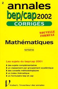 Mathématiques : tertiaires