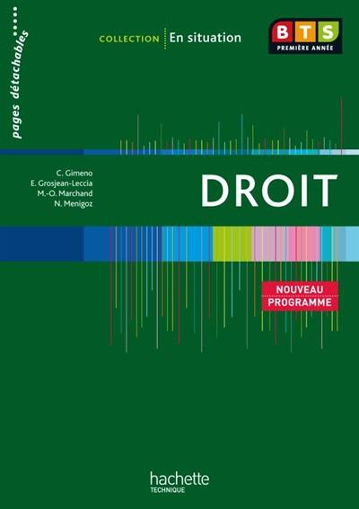 Droit, BTS 1re année