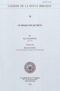 Le disque de Qumrân