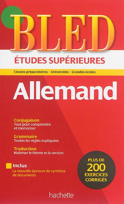 Bled allemand : conjugaison, grammaire, traduction