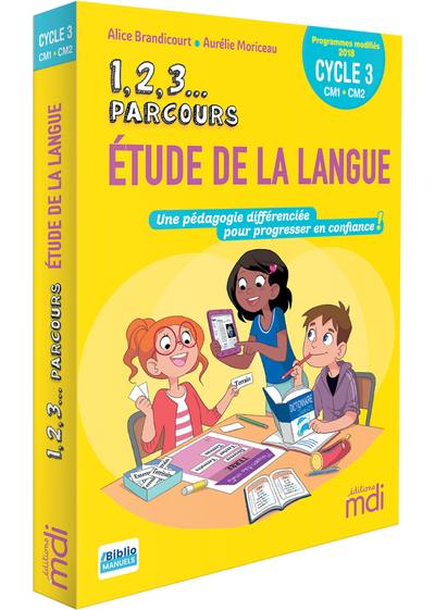 1, 2, 3... parcours, étude de la langue CM1, CM2, cycle 3 : programmes modifiés 2018