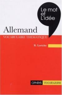 Le mot et l'idée, allemand : révision vivante du vocabulaire