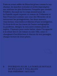 Pourquoi je lis La famille royale de William T. Vollmann : vagabondage