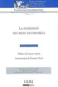 La possession des biens incorporels