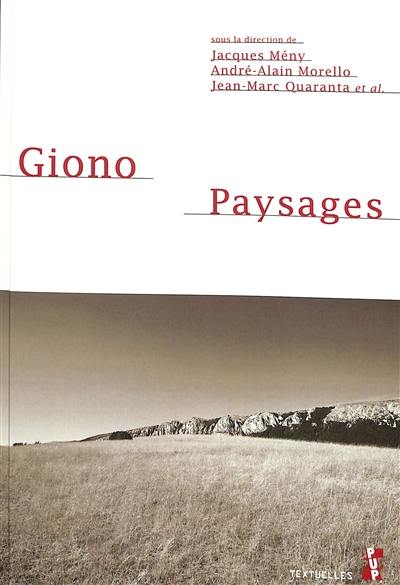 Giono, paysages