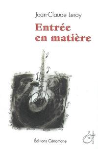 Entrée en matière