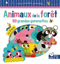 Animaux de la forêt : 50 grandes gommettes