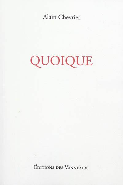 Couacs. Vol. 4. Quoique