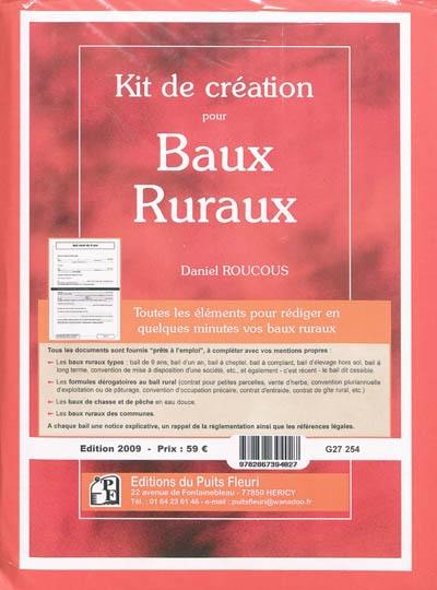 Kit de création pour baux ruraux