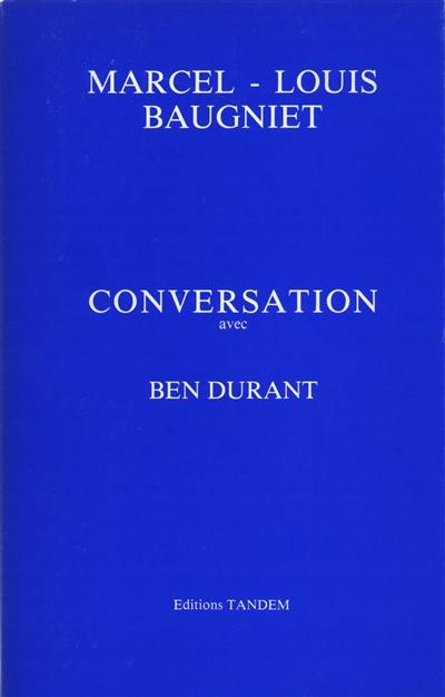 Conversation avec Ben Durant