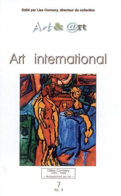 Art international : étude comparative de l'esprit des lois des marchés, des politiques : partager le savoir. International art : comparative study of cultural policy markets, law : sharing knowledge