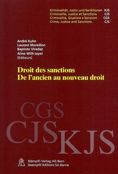 Droit des sanctions : de l'ancien au nouveau droit