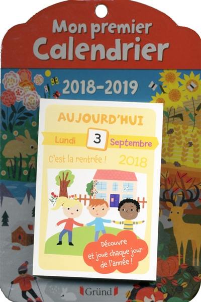 Mon premier calendrier : 2018-2019