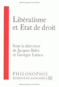 Libéralisme, Etat de droit