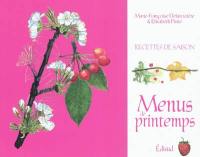 Menus de printemps