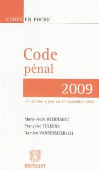 Code pénal 2009