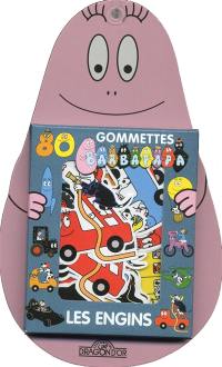 Les engins : 80 gommettes Barbapapa