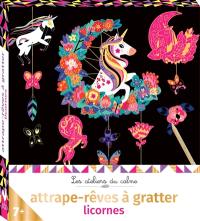 Attrape-rêves à gratter licornes