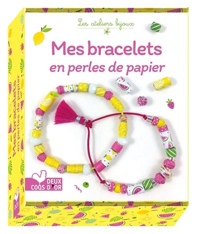 Mes bracelets en perles de papier