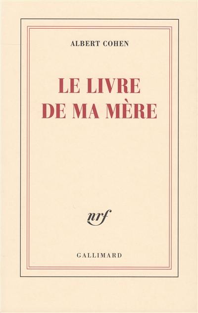 Le livre de ma mère