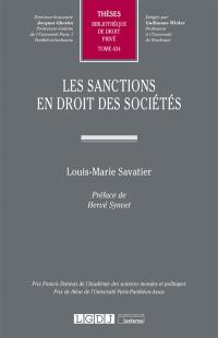 Les sanctions en droit des sociétés