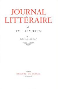 Journal littéraire. Vol. 6. 1927-1928