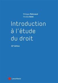 Introduction à l'étude du droit